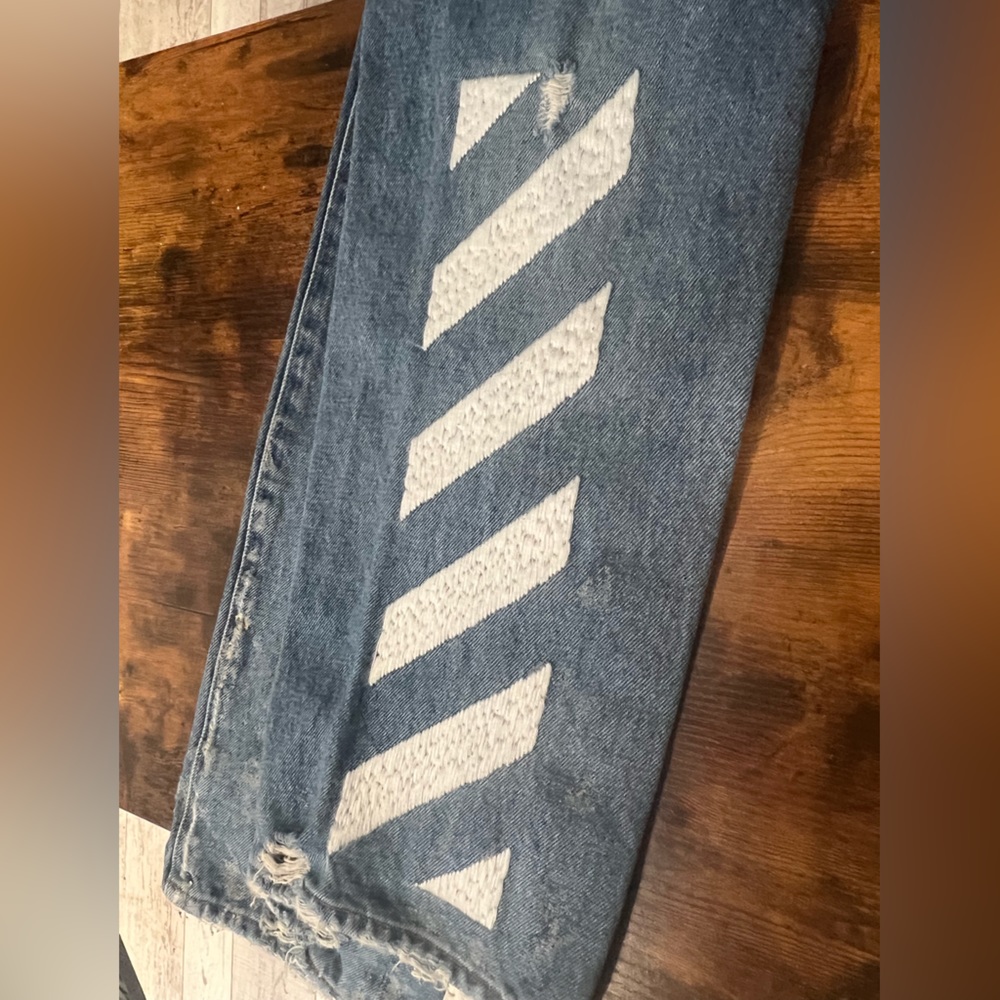 Off-White Virgil Abloh Diagonal Arrow Outer Zippe… - image 6